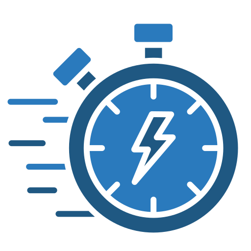 Fast online booking icon