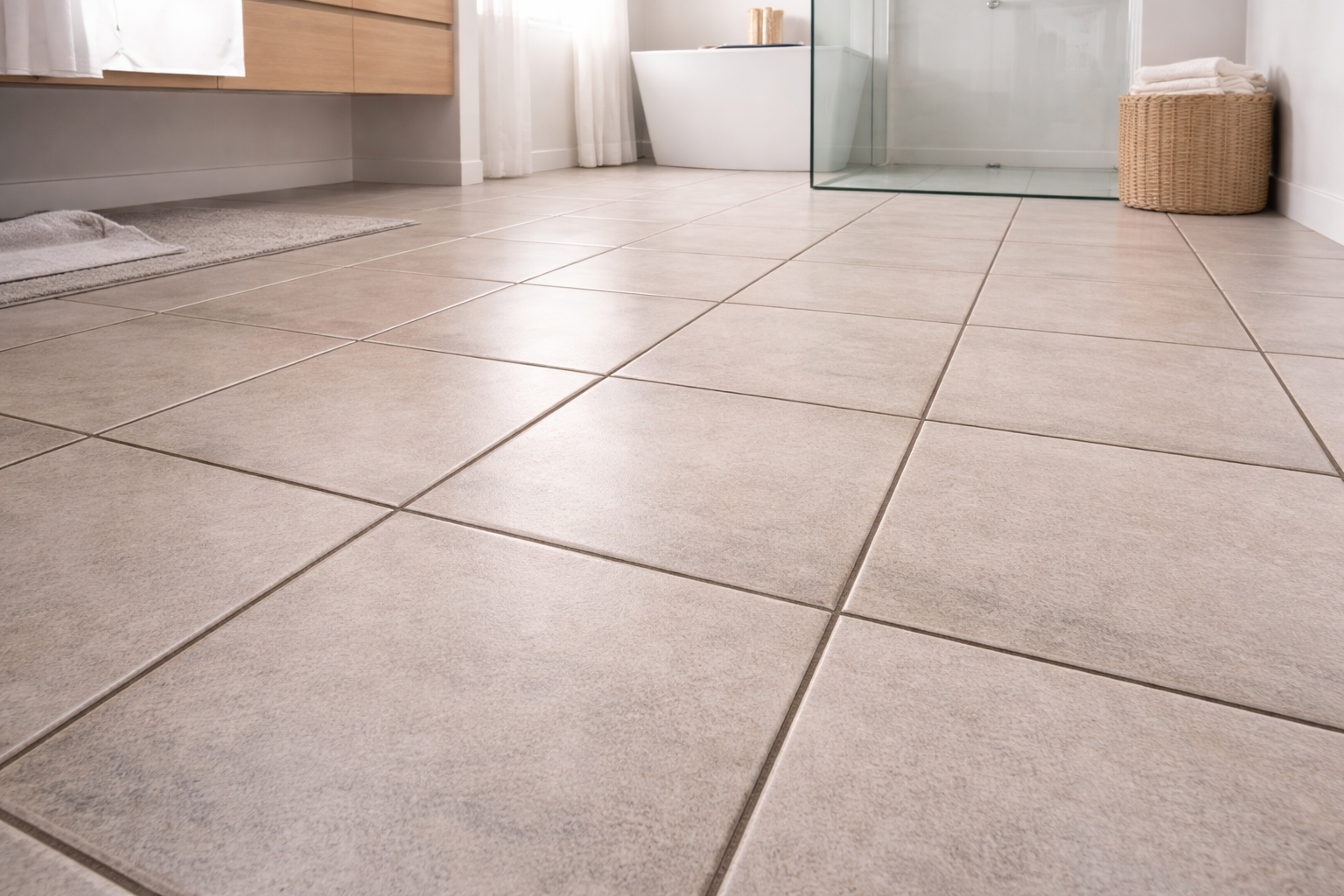 Tile after cleaning